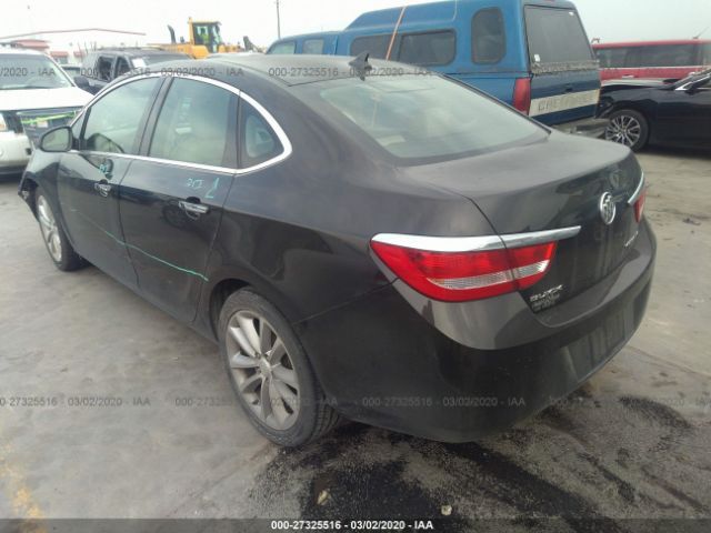 1G4PP5SK7D4179377 - 2013 BUICK VERANO  Black photo 3