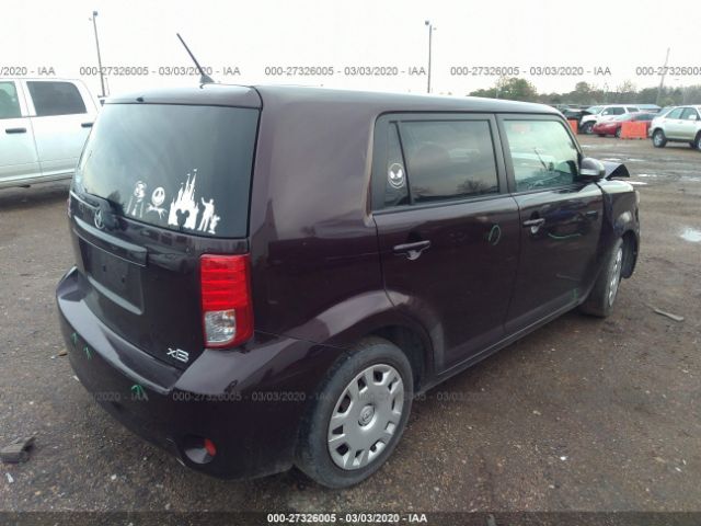 JTLZE4FE6B1120759 - 2011 TOYOTA SCION XB 酒红色 照片 4