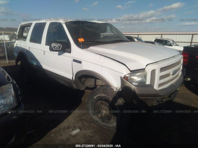 1FMSU45P55EB61802 - 2005 FORD EXCURSION EDDIE BAUER White photo 1