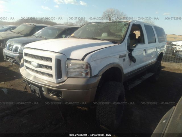 1FMSU45P55EB61802 - 2005 FORD EXCURSION EDDIE BAUER White photo 2