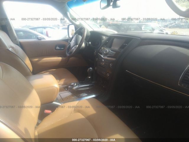 JN8AZ2NC5G9400722 - 2016 INFINITI QX80  Cream photo 5