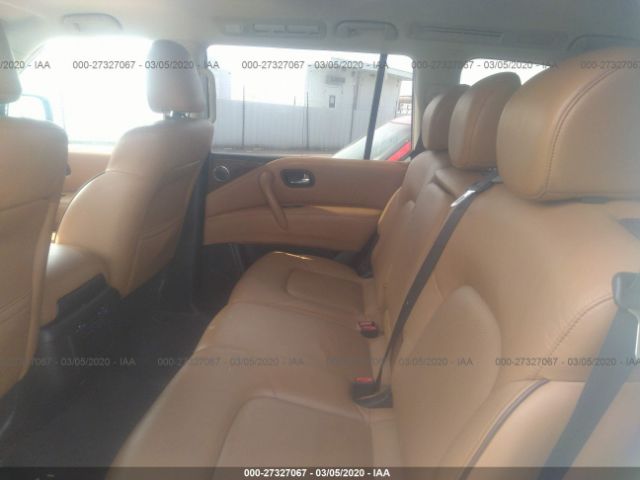 JN8AZ2NC5G9400722 - 2016 INFINITI QX80  Cream photo 8