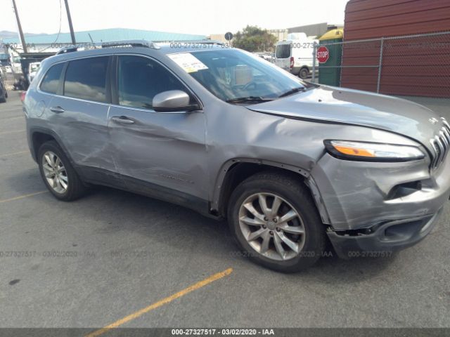 1C4PJMDB6FW769753 - 2015 JEEP CHEROKEE LIMITED Gray photo 6