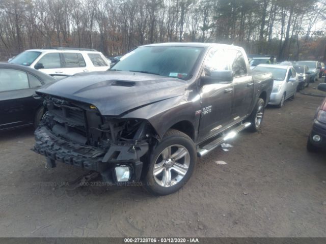 1C6RR7MT2GS173857 - 2016 RAM 1500 SPORT Gray photo 2