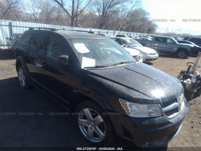 3D4PH5FV8AT160433 - 2010 DODGE JOURNEY SXT Black photo 1