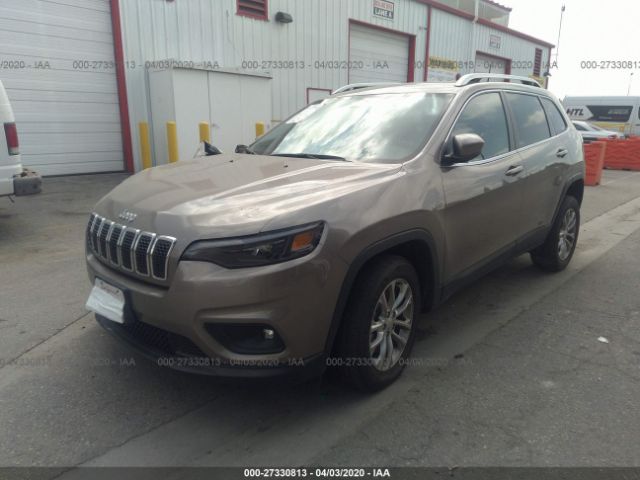 1C4PJLCB3KD144325 - 2019 JEEP CHEROKEE LATITUDE Black photo 2