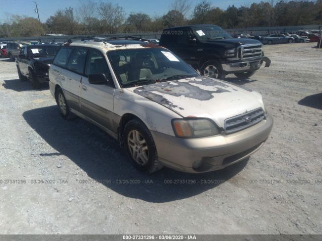 4S3BH686226639543 - 2002 SUBARU LEGACY OUTBACK LIMITED White photo 1