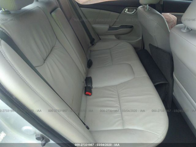 2HGFB2F94DH539620 - 2013 HONDA CIVIC EXL 银色 照片 8