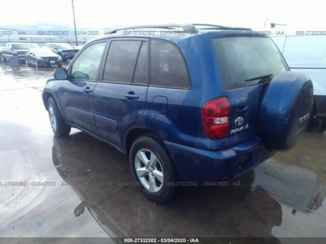 JTEGD20V950048271 - 2005 TOYOTA RAV4  Blue photo 3