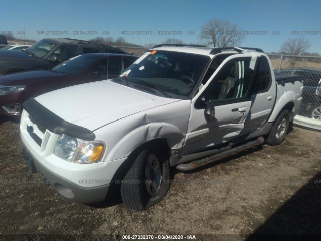 1FMZU77E22UD40277 - 2002 FORD EXPLORER SPORT TR  White photo 2