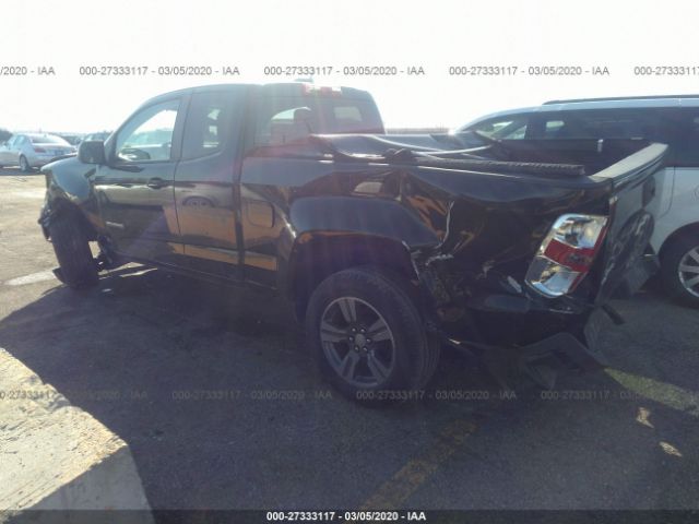 1GCHSBEAXJ1131569 - 2018 CHEVROLET COLORADO  Black photo 3