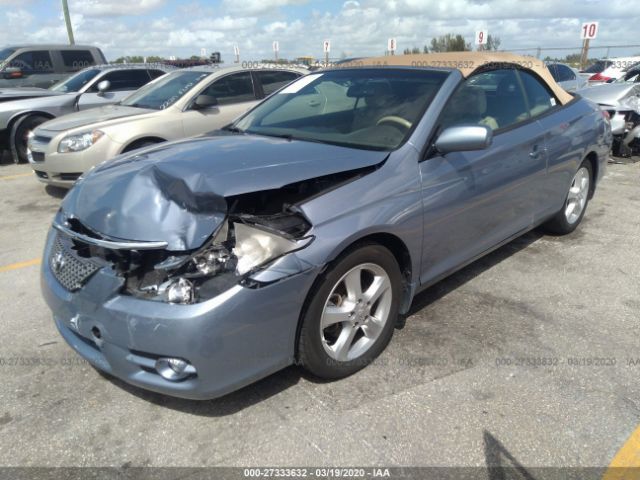 4T1FA38P68U158997 - 2008 TOYOTA CAMRY SOLARA SE/SLE/SPORT Light Blue photo 2