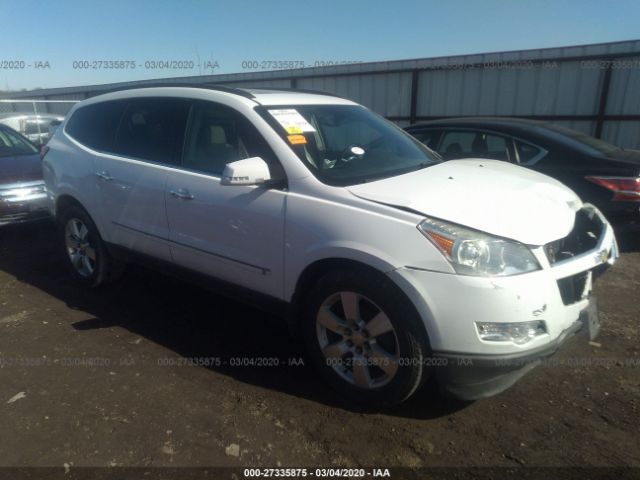 1GNEV33DX9S104155 - 2009 CHEVROLET TRAVERSE LTZ White photo 1