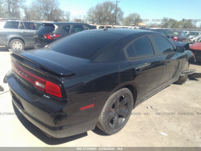 2C3CDXHG5CH150931 - 2012 DODGE CHARGER SXT Black photo 4