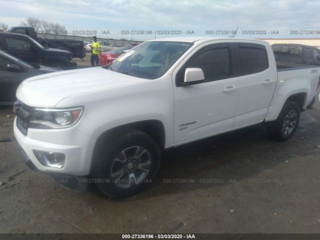 1GCGSDEN3H1264551 - 2017 CHEVROLET COLORADO Z71 White photo 2