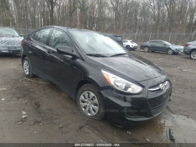 KMHCT4AE3HU222621 - 2017 HYUNDAI ACCENT SE Black photo 1