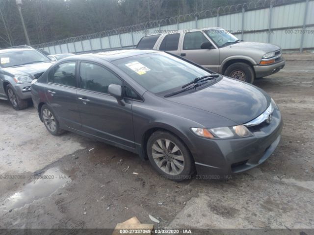 19XFA1F97BE008917 - 2011 HONDA CIVIC EXL Մոխրագույն լուսանկար 1