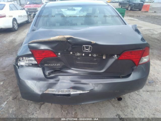 19XFA1F97BE008917 - 2011 HONDA CIVIC EXL Մոխրագույն լուսանկար 6