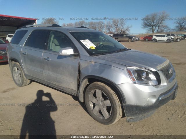 1GKLVMED5AJ111404 - 2010 GMC ACADIA SLT-1 Silver photo 1