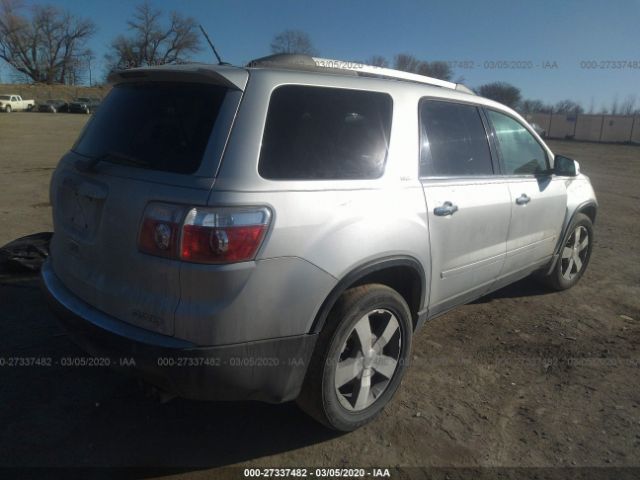 1GKLVMED5AJ111404 - 2010 GMC ACADIA SLT-1 Silver photo 4