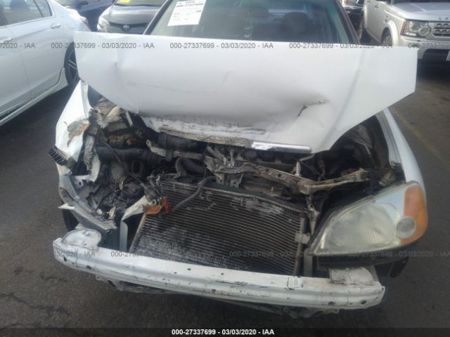 2HGES16591H555679 - 2001 HONDA CIVIC LX White photo 6