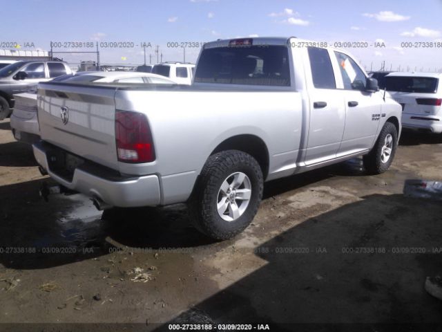 1C6RR6FT2HS708842 - 2017 RAM 1500 ST ვერცხლისფერი ფოტო 4