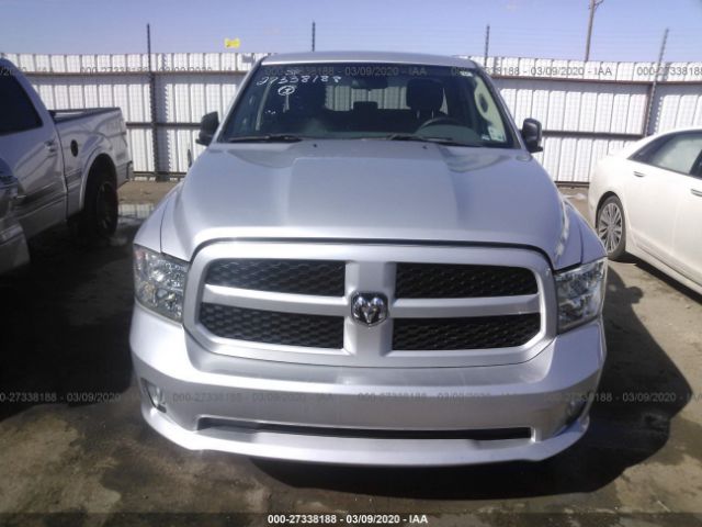 1C6RR6FT2HS708842 - 2017 RAM 1500 ST ვერცხლისფერი ფოტო 6