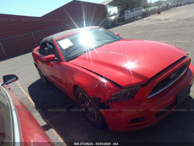 1ZVBP8EM2D5264812 - 2013 FORD MUSTANG  Red photo 1