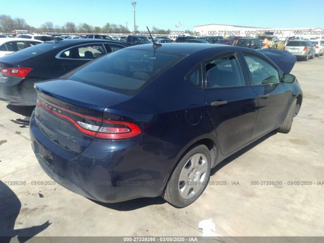 1C3CDFAA7DD175330 - 2013 DODGE DART SE/AERO Blue photo 4