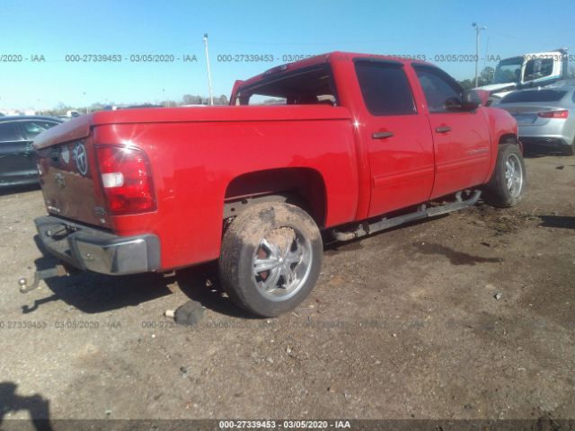 3GCRCREA7AG129435 - 2010 CHEVROLET SILVERADO C1500  LS Red photo 4