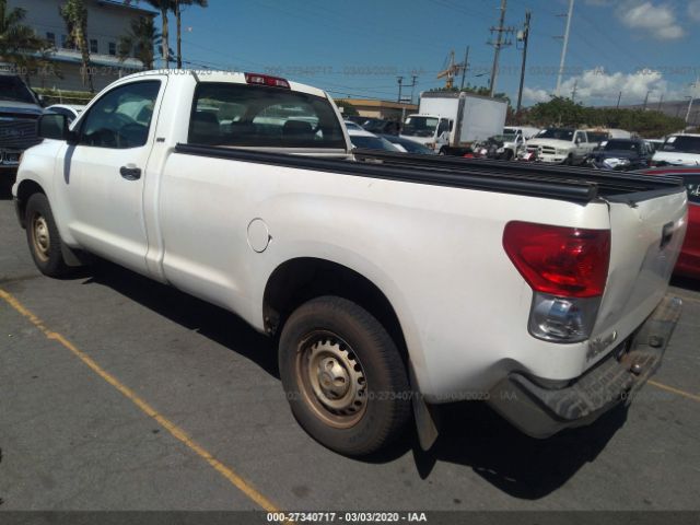 5TFLU52137X001505 - 2007 TOYOTA TUNDRA  White photo 3