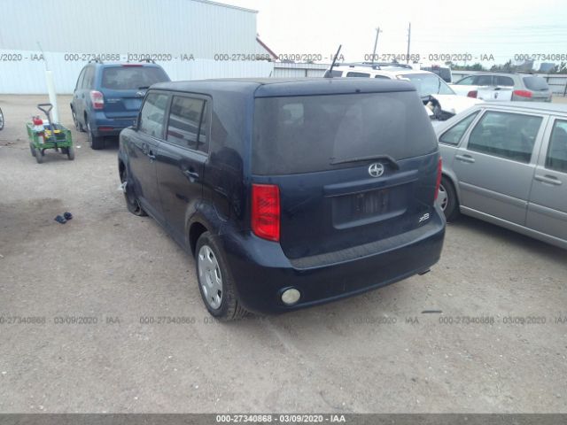JTLKE50E881032045 - 2008 TOYOTA SCION XB Blue photo 3