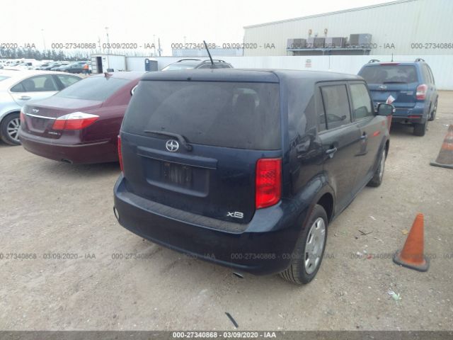 JTLKE50E881032045 - 2008 TOYOTA SCION XB Blue photo 4