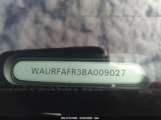 WAURFAFR3BA009027 - 2011 AUDI A5 PREMIUM PLUS Black photo 9