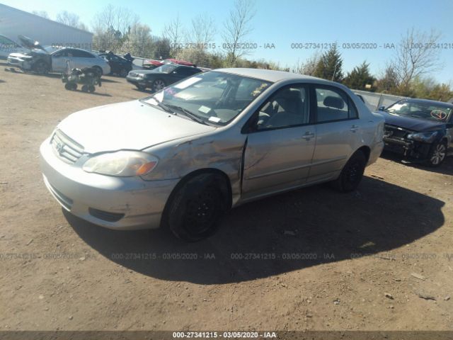 2T1BR38E64C235367 - 2004 TOYOTA COROLLA CE/LE/S Silver photo 2