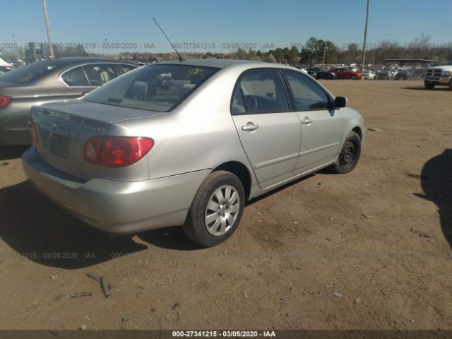 2T1BR38E64C235367 - 2004 TOYOTA COROLLA CE/LE/S Silver photo 4