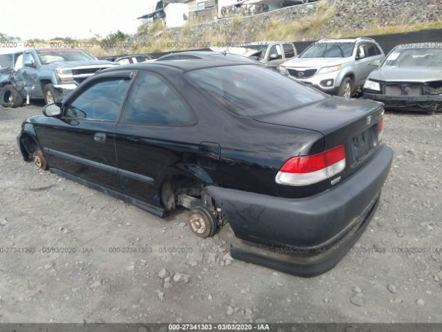 1HGEJ6124XL008568 - 1999 HONDA CIVIC DX Black photo 3