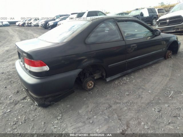 1HGEJ6124XL008568 - 1999 HONDA CIVIC DX Black photo 4