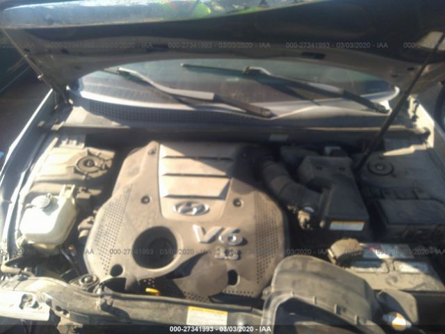 5NPEU46F96H127063 - 2006 HYUNDAI SONATA GLS/LX Gray photo 10