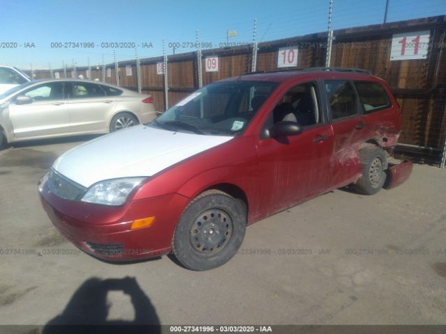 1FAFP36N95W150998 - 2005 FORD FOCUS ZXW Red photo 2