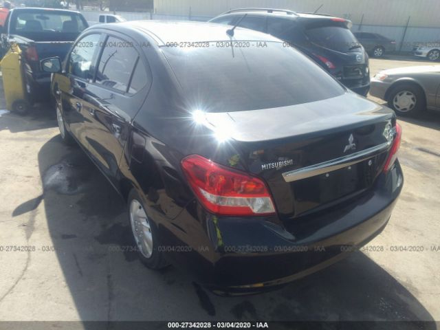 ML32F3FJ2JHF08052 - 2018 MITSUBISHI MIRAGE G4 ES Черный фото 3