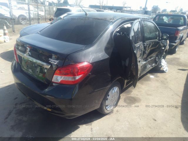 ML32F3FJ2JHF08052 - 2018 MITSUBISHI MIRAGE G4 ES Черный фото 4