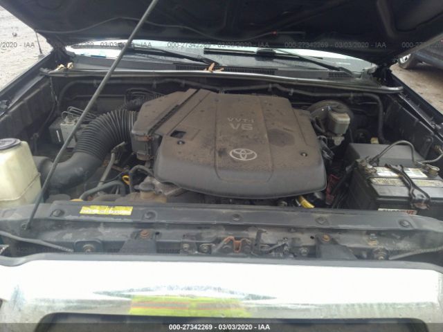 5TEUU42N35Z071254 - 2005 TOYOTA TACOMA ACCESS CAB შავი ფოტო 10