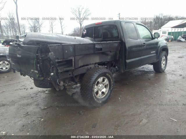5TEUU42N35Z071254 - 2005 TOYOTA TACOMA ACCESS CAB შავი ფოტო 4