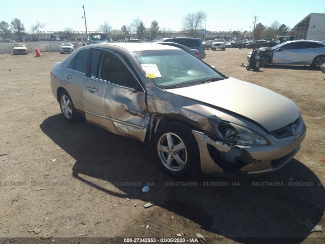 1HGCM66303A053559 - 2003 HONDA ACCORD LX Gold photo 1