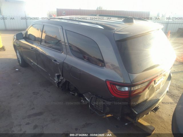 1C4RDHAG3FC689402 - 2015 DODGE DURANGO SXT Gray photo 3