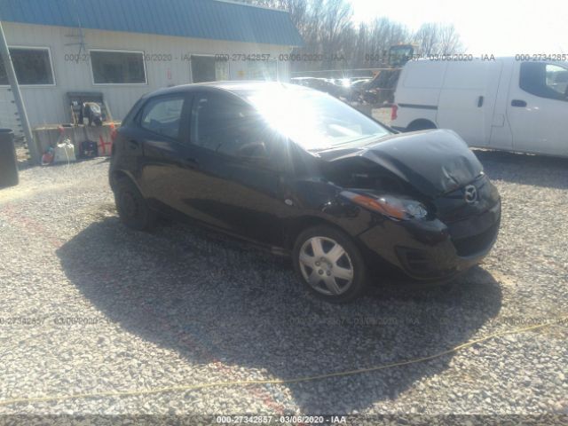 JM1DE1KY0C0141280 - 2012 MAZDA MAZDA2  Black photo 1