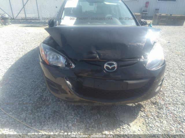 JM1DE1KY0C0141280 - 2012 MAZDA MAZDA2  Black photo 6