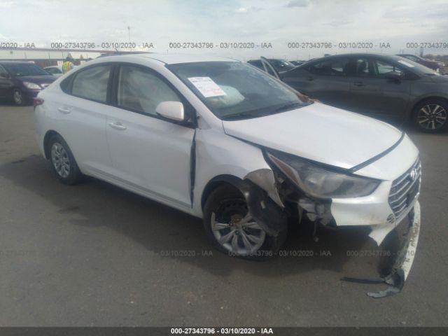 3KPC24A32KE060976 - 2019 HYUNDAI ACCENT SE/SEL White photo 1