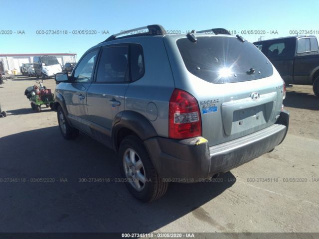 KM8JN72D95U126397 - 2005 HYUNDAI TUCSON GLS/LX Blue photo 3
